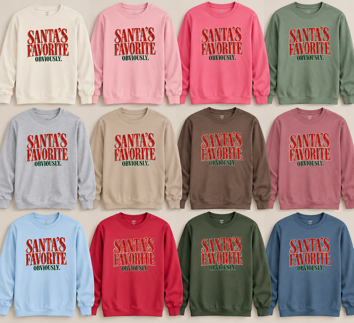 SANTA'S FAVORITE Long Sleeve (pre-order)