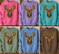 Sequin Deer Crewneck (pre-order)