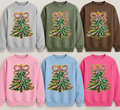 Sequin Christmas Tree Crewneck. (pre-order)