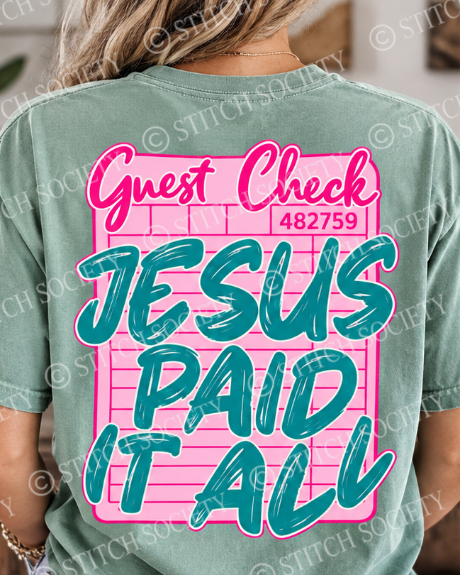 JESUS PAID IT ALL (pre-order)