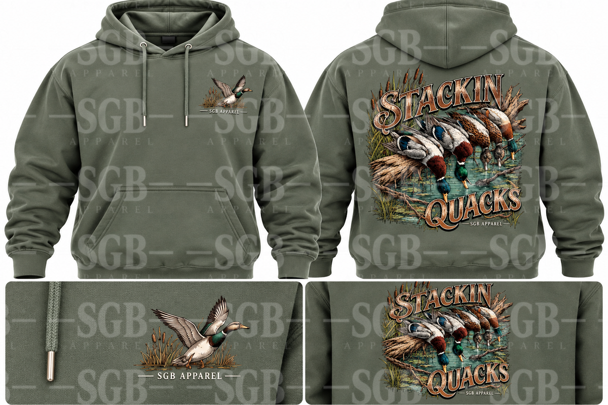 STACKIN QUACKS Hoodie (pre-order)