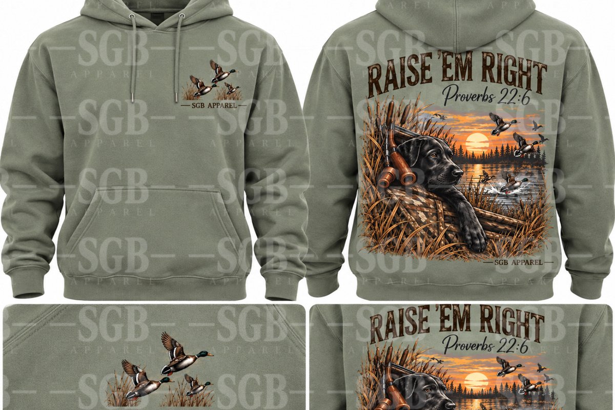 RAISE 'EM RIGHT Hoodie (pre-order)