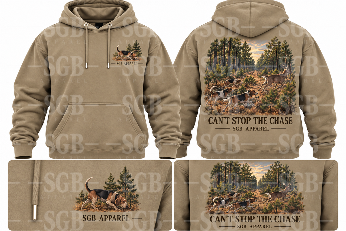 CAN'T STOP THE CHASE Hoodie (pre-order)