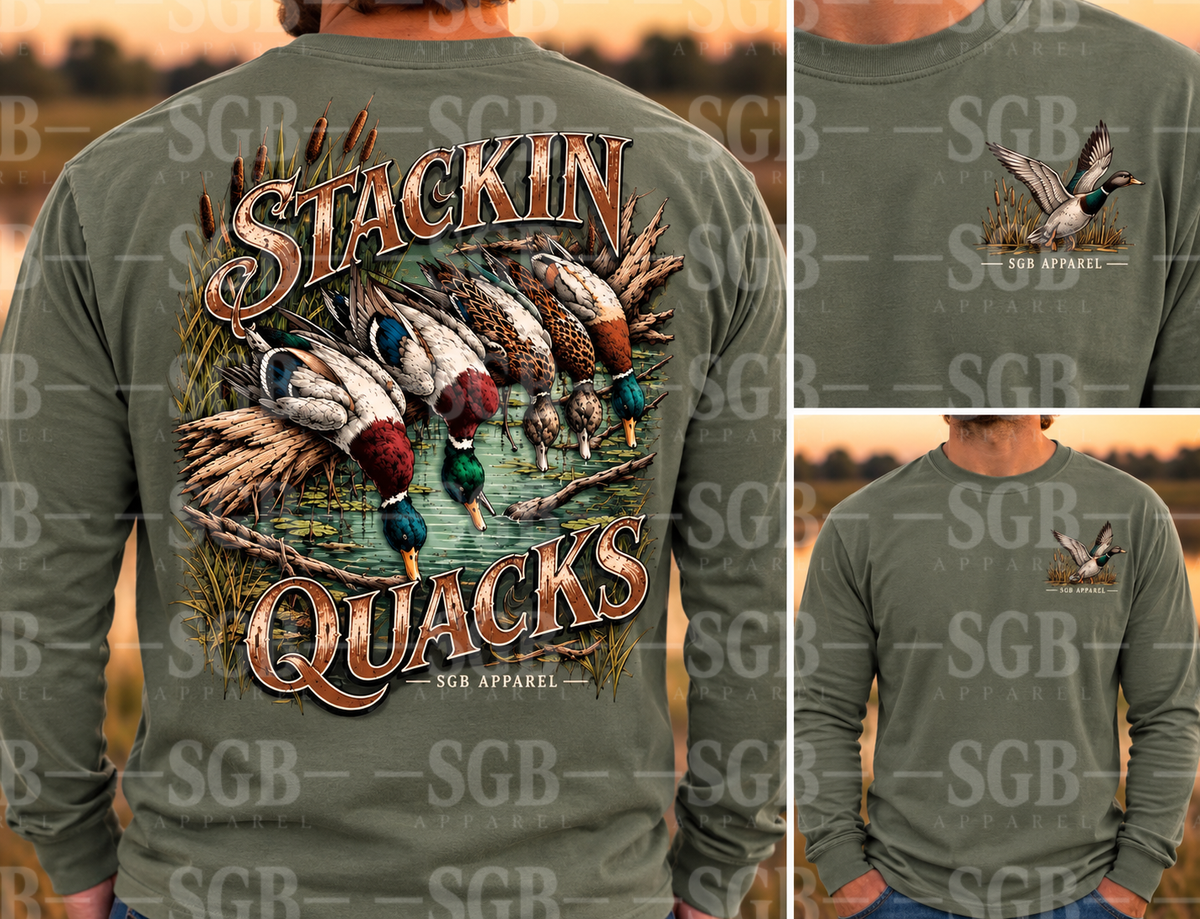STACKIN QUACKS Long sleeve (pre-order)