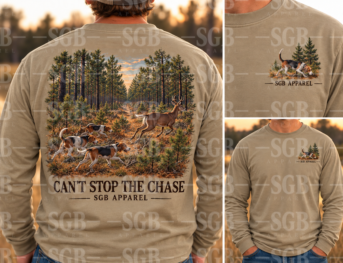 CAN'T STOP THE CHASE Long Sleeve (pre-order)